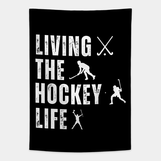 Field Hockey Tapestry by footballomatic