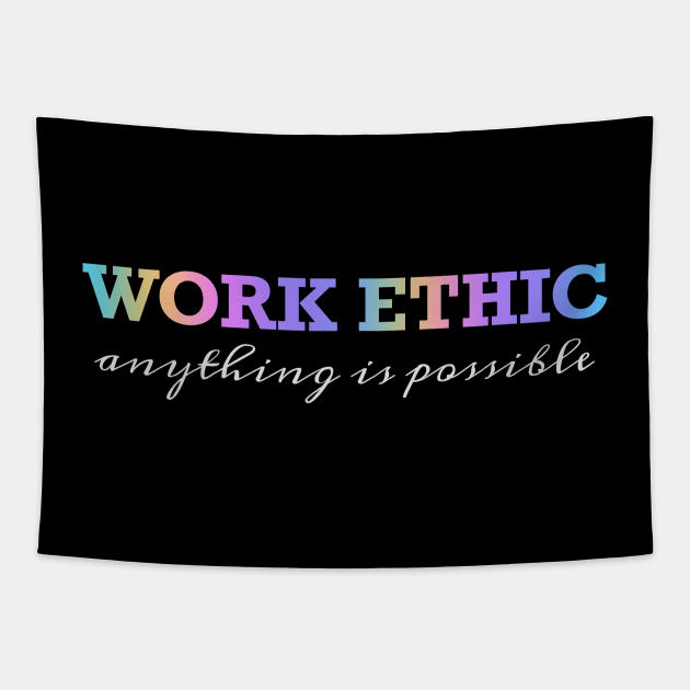 Work Ethic Tapestry by PolyLine