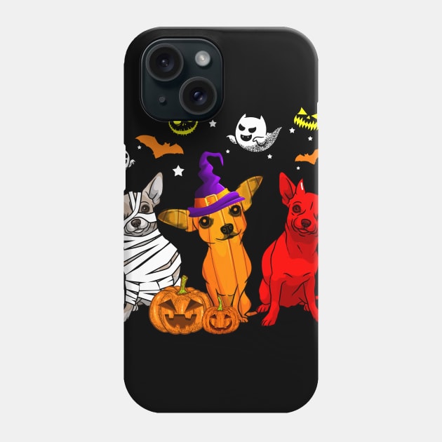 Funny Chihuahua Halloween Costume Gift Phone Case by Terryeare