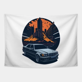 Mercedes e55 Classic Car Tapestry