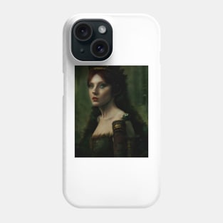 Wilda - Casual Portrait Of Green Eyes Beautiful Priness Phone Case