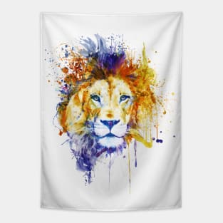 Splattered Lion Tapestry