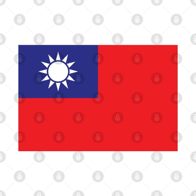 Flag of Taiwan by COUNTRY FLAGS