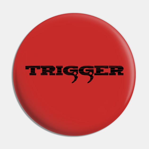 Studio TRIGGER black Pin by Krobilad