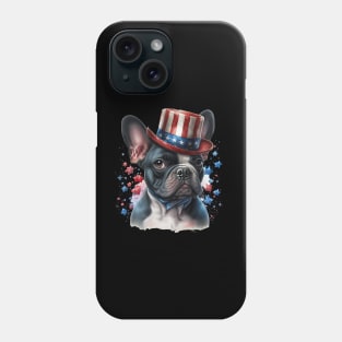 French Bulldog 4th of July Phone Case