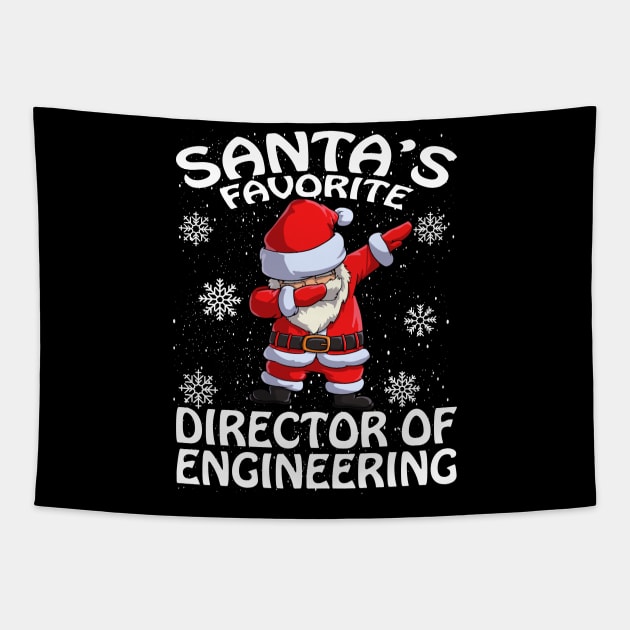 Santas Favorite Director Of Engineering Christmas Tapestry by intelus