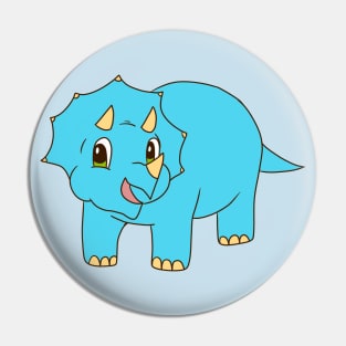 Triceratops Pin