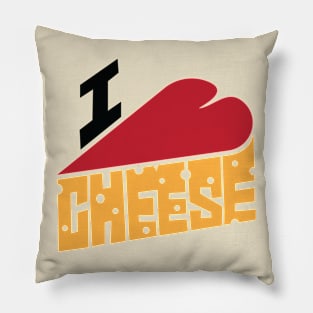 I Heart Cheese Pillow