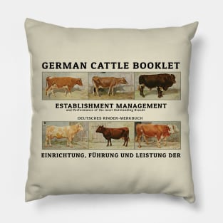 Vintage German Cow Pillow