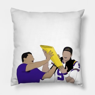 Joe Burrow and Ed Oregon Pillow