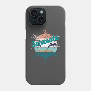 Sarasota Florida Exploding Retro Vintage Sunset Phone Case