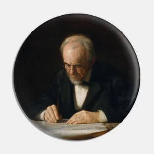 The Writing Master by Thomas Eakins Pin