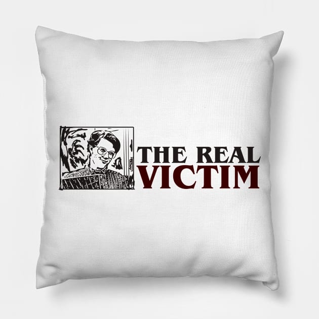 Barb, the real victim Pillow by escoffie