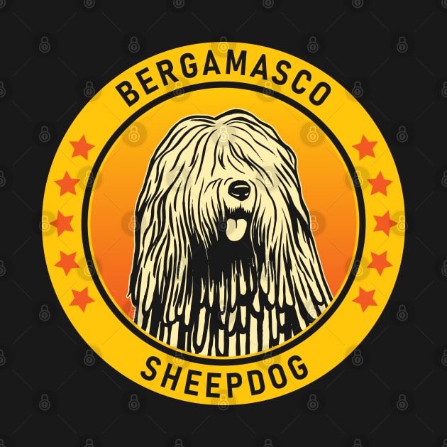 Bergamasco Sheepdog Dog Portrait by millersye