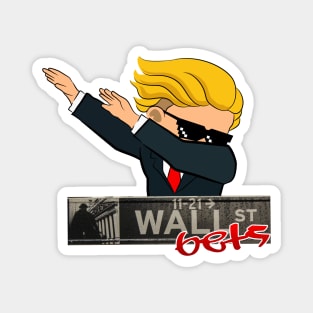 wallstreet dab man Magnet