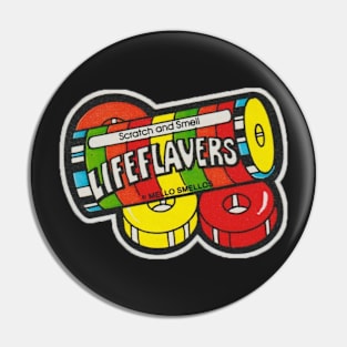 Lifeflavers vintage collection 1970 stickers Pin