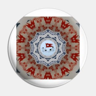 White Star Line Mandala Pin