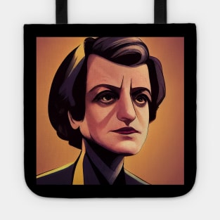 Ayn Rand portrait | Comics Style Tote