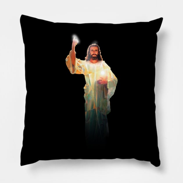 miracles of jesus christ Pillow by sandra0021tees