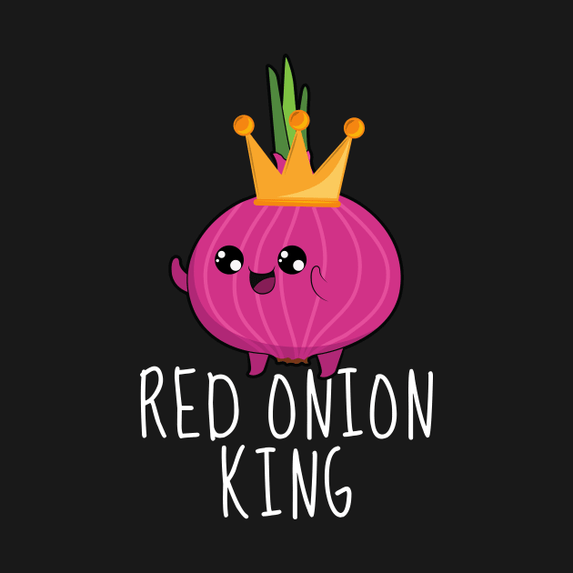 Red Onion King Funny by DesignArchitect