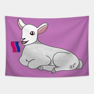 Lorraine The Bisexual Pride Lamb Tapestry