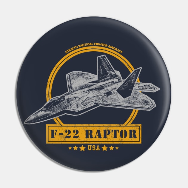 F-22 Raptor Aircraft Pin by rycotokyo81