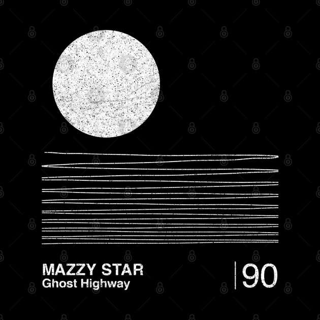 Mazzy Star / Minimal Graphic Design Artwork by saudade