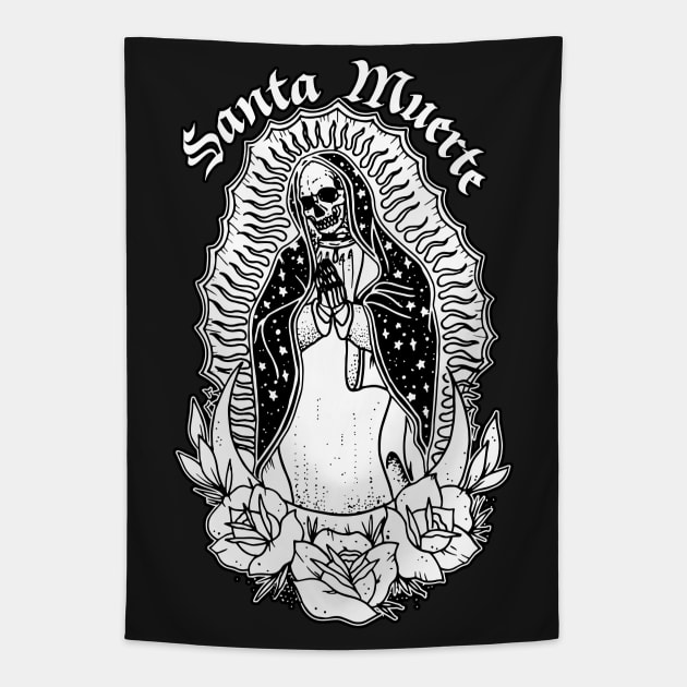 Santa Muerte - Saint Death Tapestry by tracydixon