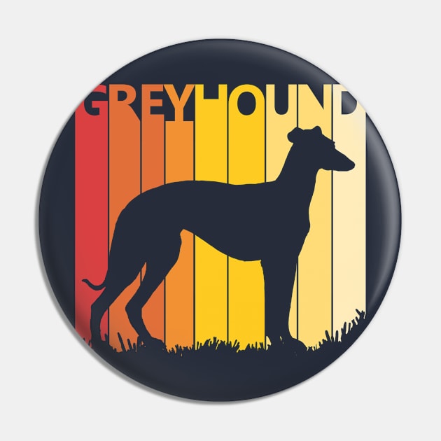 Vintage Greyhound Dog Pin by GWENT