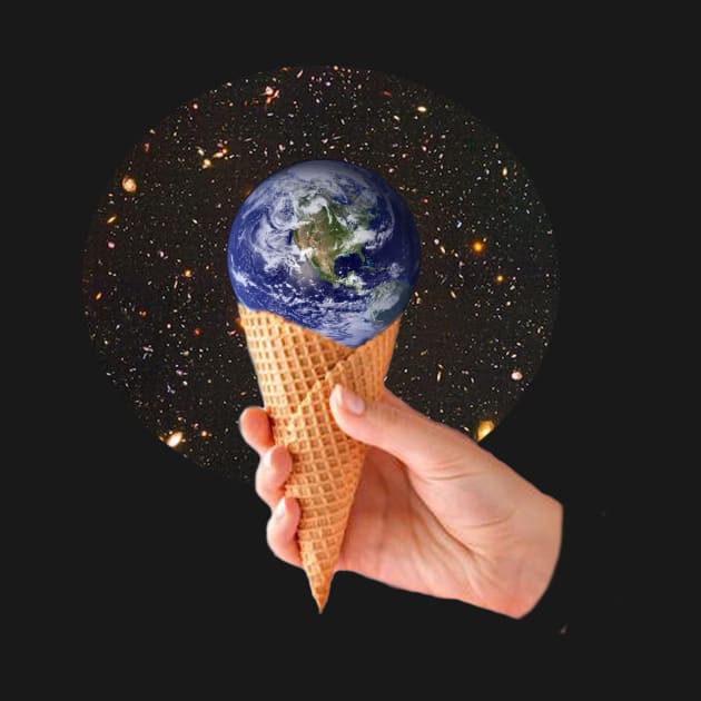 Ice cream Earth by Ahziila Designs