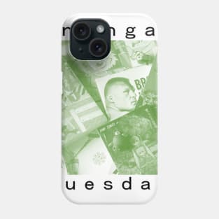 Manga Tuesday (green-white) Phone Case