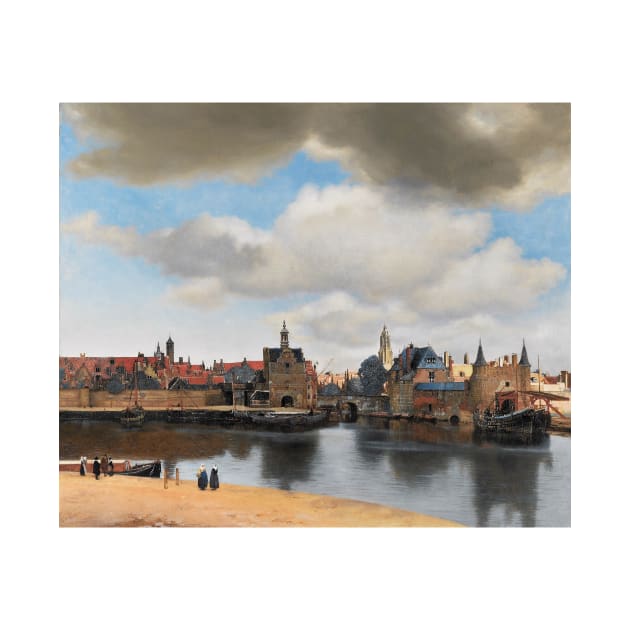 View of Delft - Johannes Vermeer by themasters