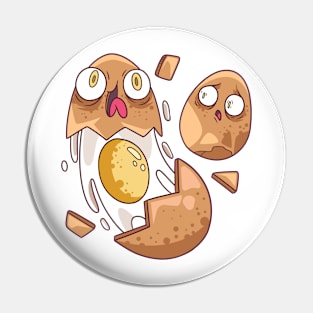 Egg Funny Pin