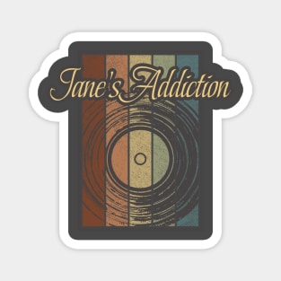 Jane's Addiction Vynil Silhouette Magnet