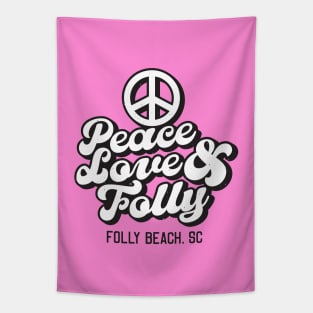 Folly Beach South Carolina SC Tourist Souvenir Tapestry