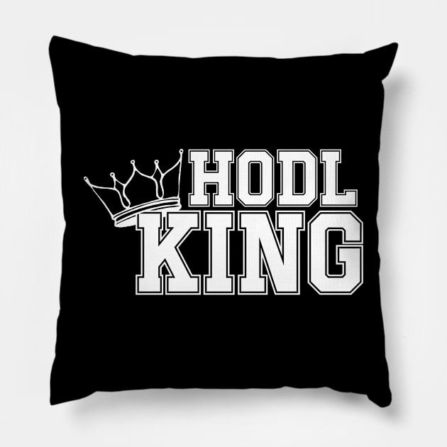 HODL King Pillow by My Tee Style