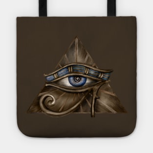 Egyptian Eye of Horus - Wadjet Digital Art Tote