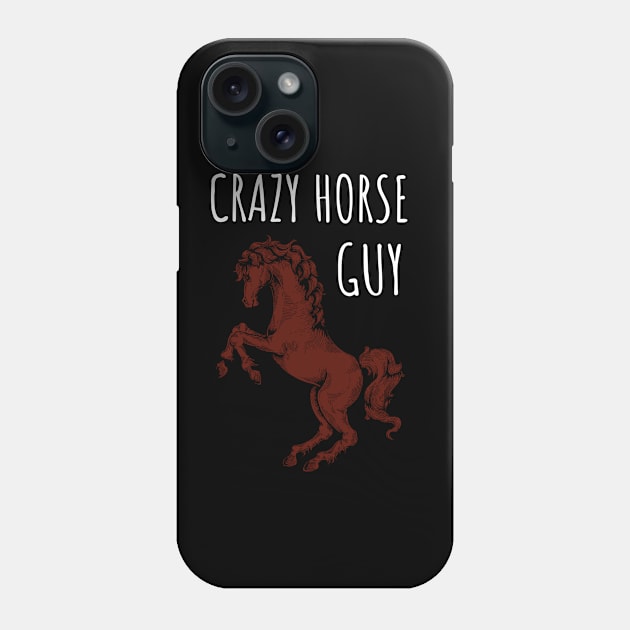 Crazy Horse Guy Phone Case by juinwonderland 41