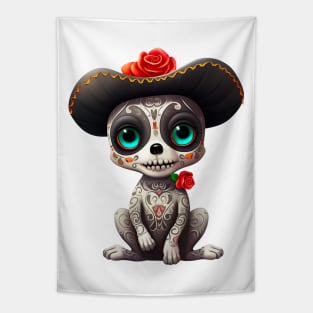 Dia de los Muertos Dog #1 Tapestry