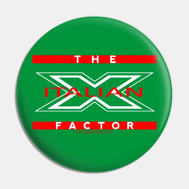 The Italian Factor Pin by Pastime Pros