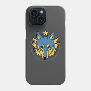 Wolf and star Phone Case