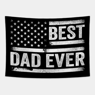 Best Dad Ever Camo Flag Perfect For Father'S Day Tapestry