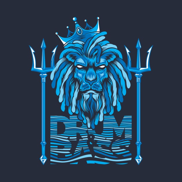 Water Element Bass Lion by FAKE NEWZ DESIGNS