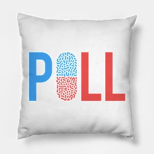 Ethnic Pill Popper: Typography Tee Pillow