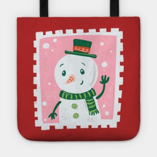 Snowman Stamp Tote