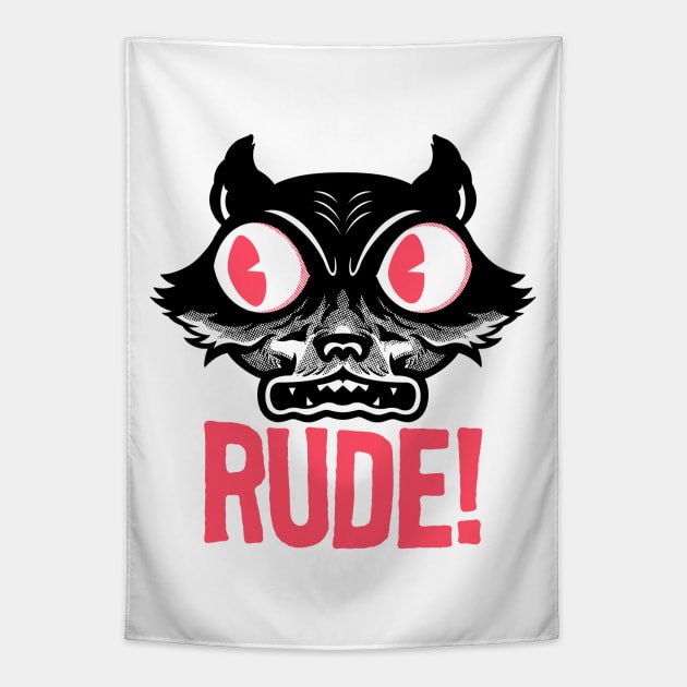 RUDE! Tapestry by GiMETZCO!