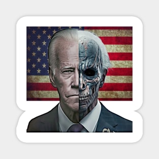 Two-Faced Politicians Presidential Election 2024 Joe Biden Magnet