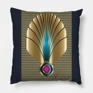 Golden Fan - Curved FAn Pillow