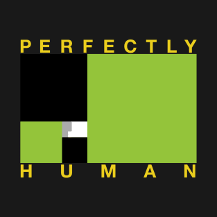 Perfectly Human - Agender Pride Flag T-Shirt