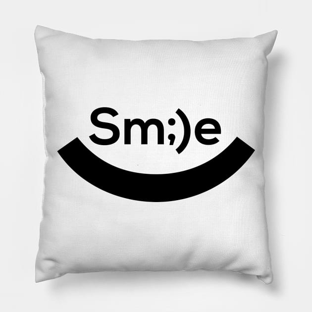 Smile Pillow by SixThirtyDesign
